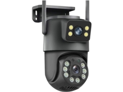 Cámara Wi-fi Para Exteriores De 3 Mp, Zoom 4x, Tres Lentes, Doble Pantalla.