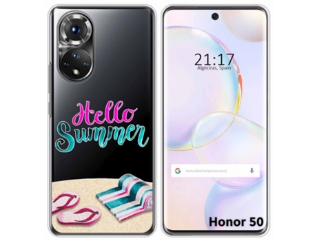 Carcasa Huawei Nova 9 / Honor 50 5G TUMUNDOSMARTPHONE Dibujos Transparente Multicolor