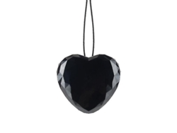 Mini llavero con colgante pequeño, grabador de voz con forma de corazón, disco U de 16 GB Yizhood (negro)