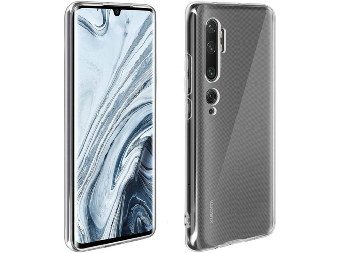Carcasa y Protector de Cristal Templado Xiaomi Mi Note 10, Note 10 Pro AVIZAR Protector Negro