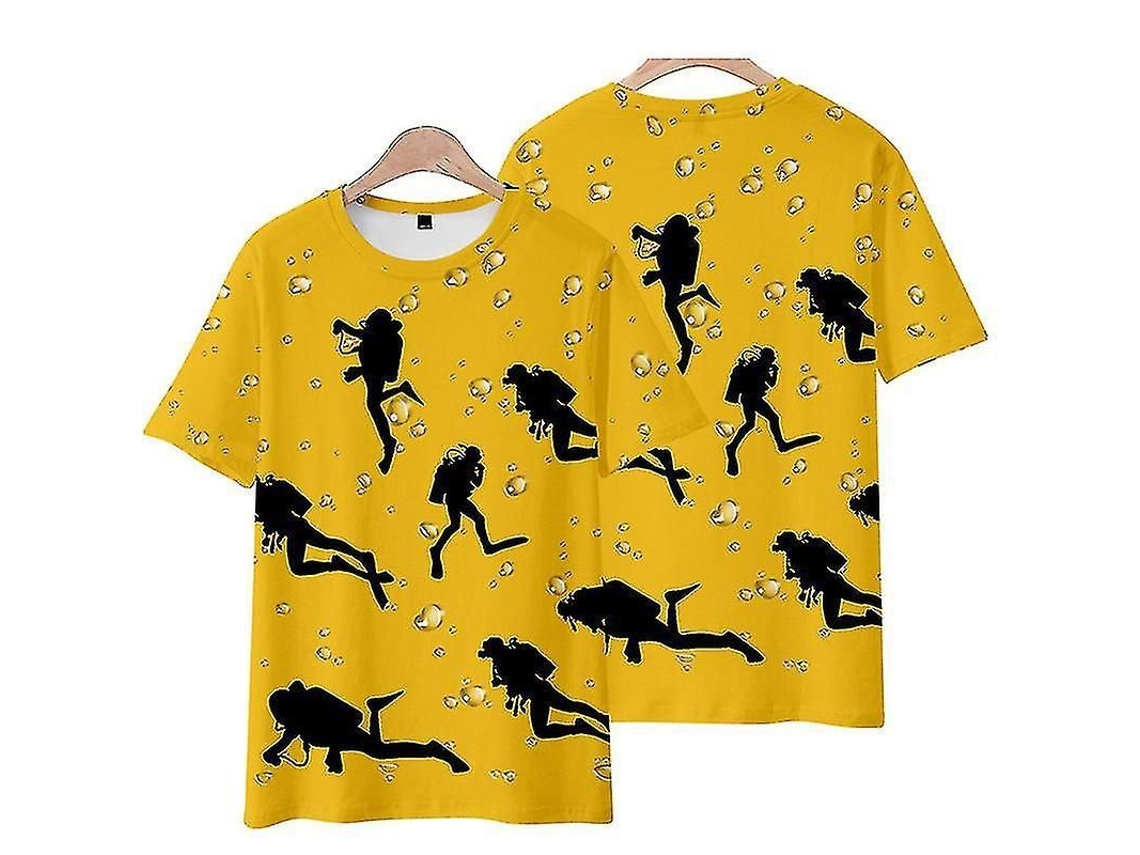2026-camiseta Manga Corta Casual Estampada Bob Esponja Y Calamardo Para Niños Y Adultos Talla Grande