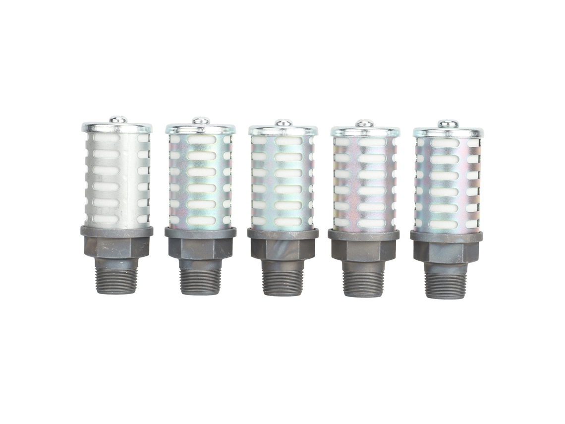 5 Peças Silenciador De Escape Neumático Resistente A Alta Pressão Para Compressor De Ar G3/4in