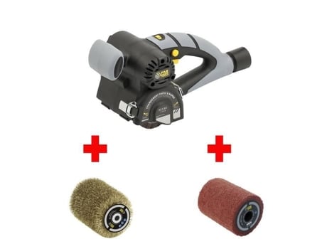 FARTOOLS PACK REX80 COMPACT RENOVATOR + ESCOVA DE ARAME DE LATÁO + + ESCOVA DE FIBRA SINTÉTICA