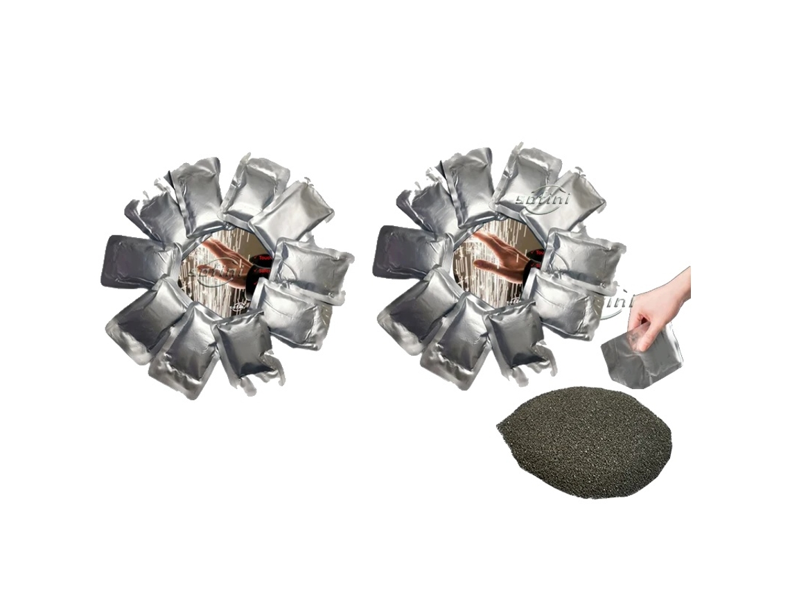 Polvo metálico para máquina de chispas frías, 100 g, certificado MSDS, 20 bolsas, para exteriores, 5 m