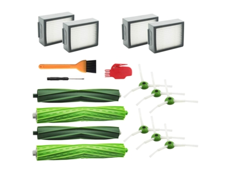 Adecuado para Irobot Roomba I7, I7, E5, E6, E7, Kit de accesorios para aspiradora, cepillo giratorio, filtro de Cepillo Lateral