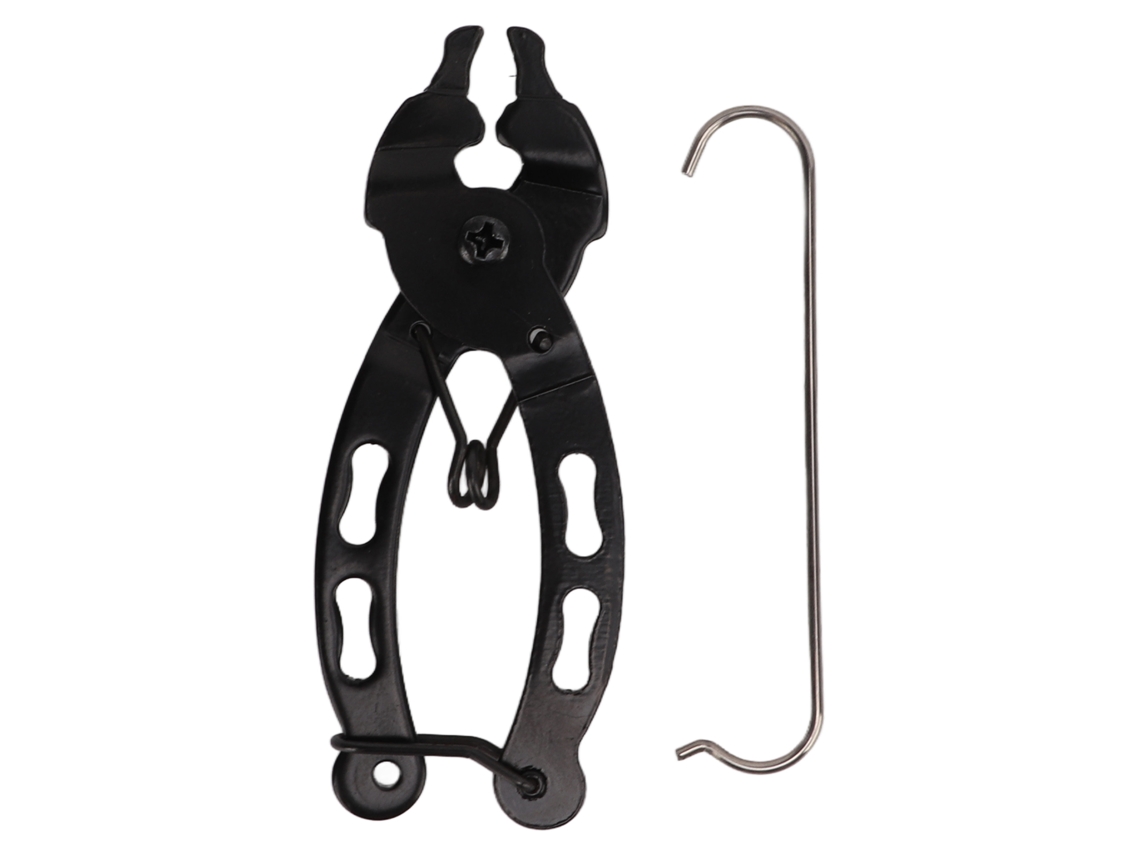 Herramienta Para Eslabones De Cadena De Bicicleta, Alicates De Acero Con Gancho Para Una Rápida Extracción E Instalación.