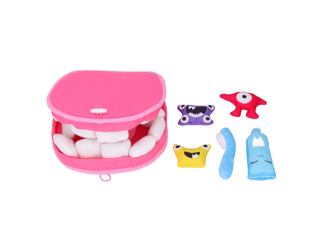 Juego De Juguetes Suaves Para Cepillarse Los Dientes Con Algodón Pp Para La Educación Del Cuidado Bucal En La Primera Infancia.