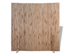 Panel de valla VIDAXL Marrón Bambú
