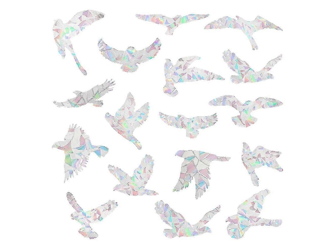 20 pájaros voladores, prisma arcoíris, pasta de vidrio electrostática