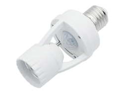 Bombilla con casquillo E27, portalámparas con sensor de movimiento PIR de 360 grados para Sygo Security