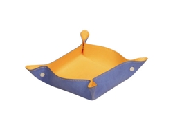 318858c Bandeja/Organizador de Escritorio Polipiel Azul, Naranja Rhodia