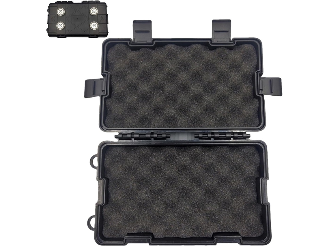 Caja Magnética Para Llaves - Soporte De Repuesto Oculto - Base Potente Con