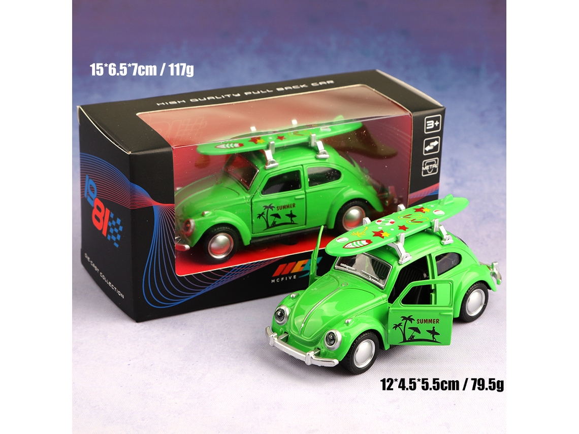 Réplica de aleación metálica a escala 1/36 de un coche clásico, modelo para juguete o pieza decorativa. MDUG