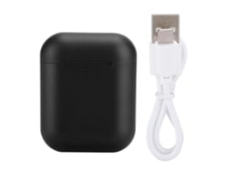 Fone De Ouvido Bluetooth Sem Fio Portátil Frosted Estéreo Esportivo Com Qualidade De Som Clara Preto