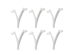 6 Piezas De Ganchos En V Con Forma De Mariposa, Accesorios Para Barrer Piscinas, Recolectores De Hojas Y Cepillos De Aspiradora.