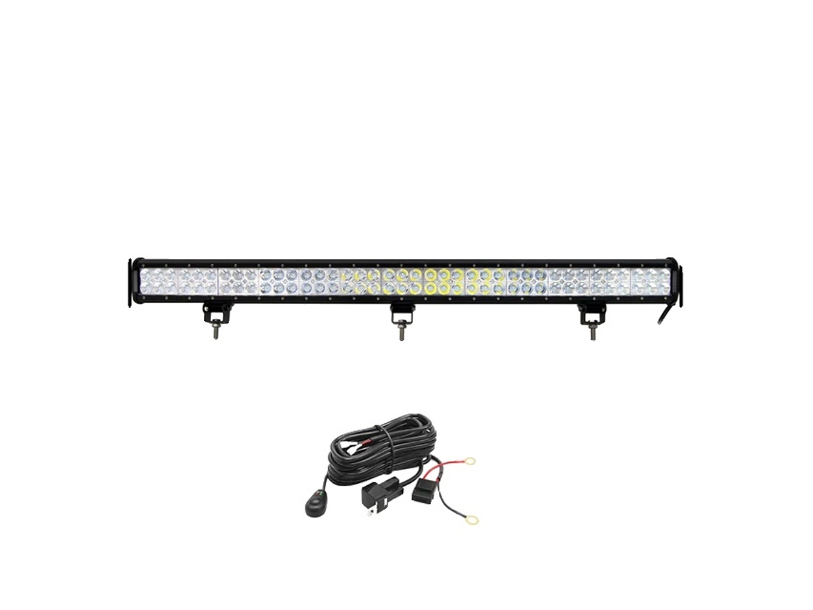 Barra de luces LED todoterreno de 126 W/288 W, 36 pulgadas, con foco y reflector, OEM