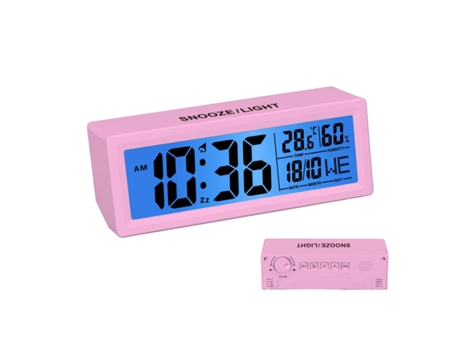 Reloj Despertador I-TOTAL Rosa Xl2225