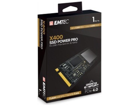 Disco Duro nvme ssd Emtec M.2 NVMe Gen4 - ECSSD1TX400 1 To