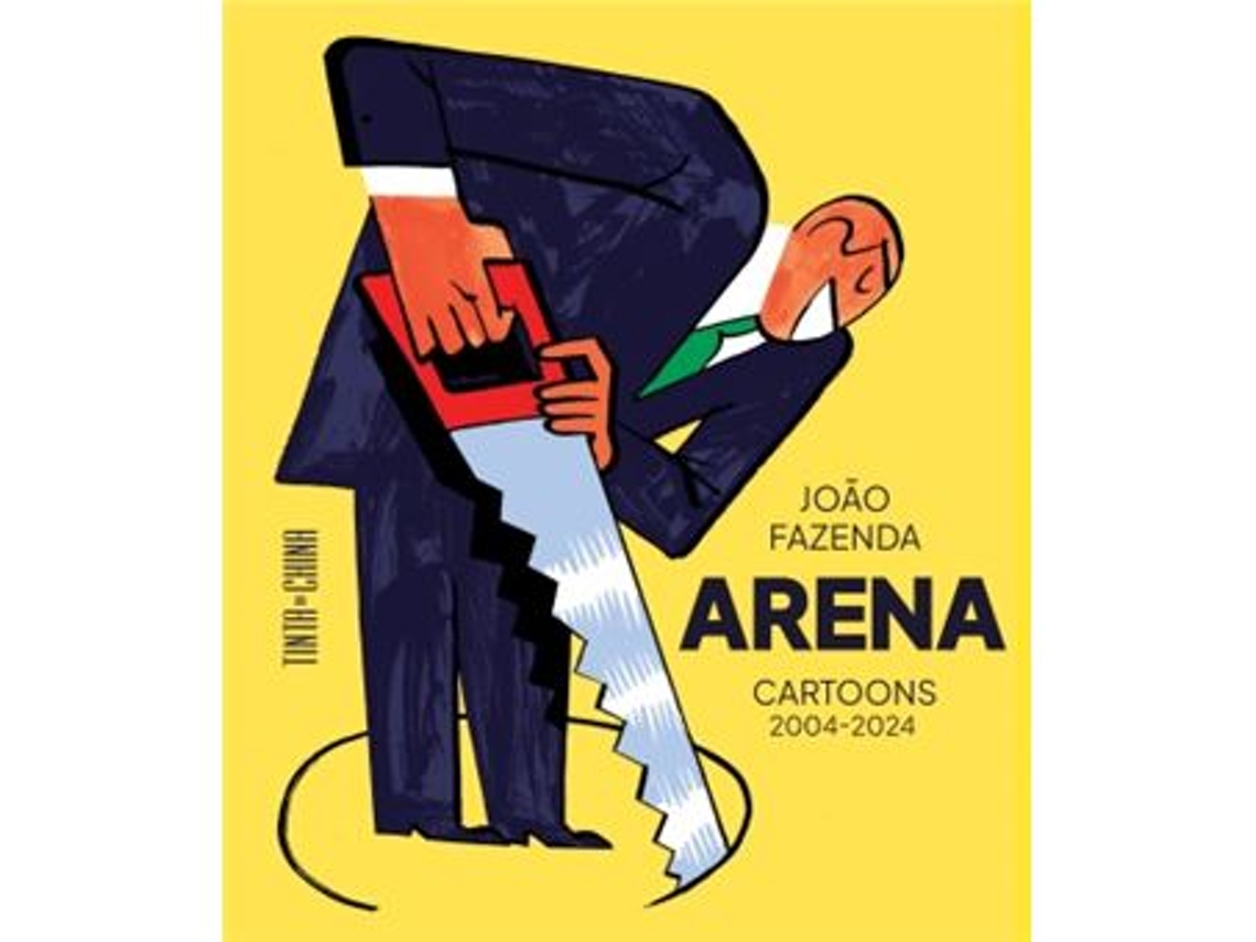 Libro Arena - Cartoons 2004-2024 de João Fazenda (Portugués)
