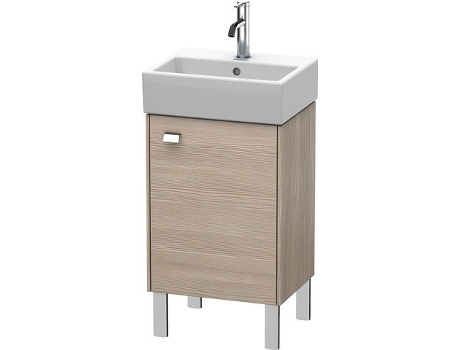 Mueble DURAVIT Brioso bajo mesada 43.4.0 x 33.9 cm 1 puerta con bisagra a la derecha 1 balda de cristal para lavabo Vero Air 072445