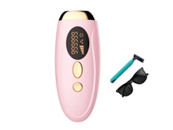 Dispositivo De Depilación Láser Ipl, 999.900 Pulsos - Rosa, Depilación Permanente, Con Kit Completo De Accesorios Y Gafas Protectoras.