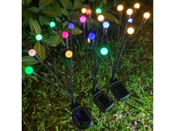 2026-2 Paquetes Lamparas Luciernagas Solares Con 10 Cabezas Inteligente Control Luz Exterior Impermeable Para Jardín Decoración Atmósfera