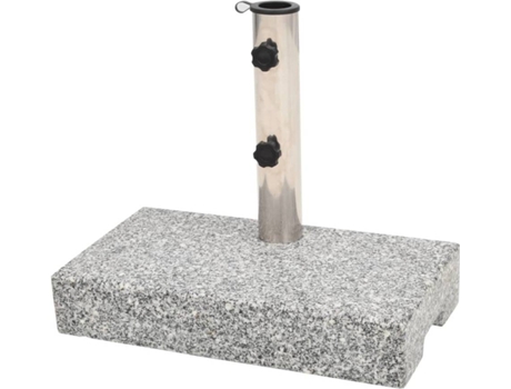 vidaXL Base de sombrilla de granito rectangular 25 kg