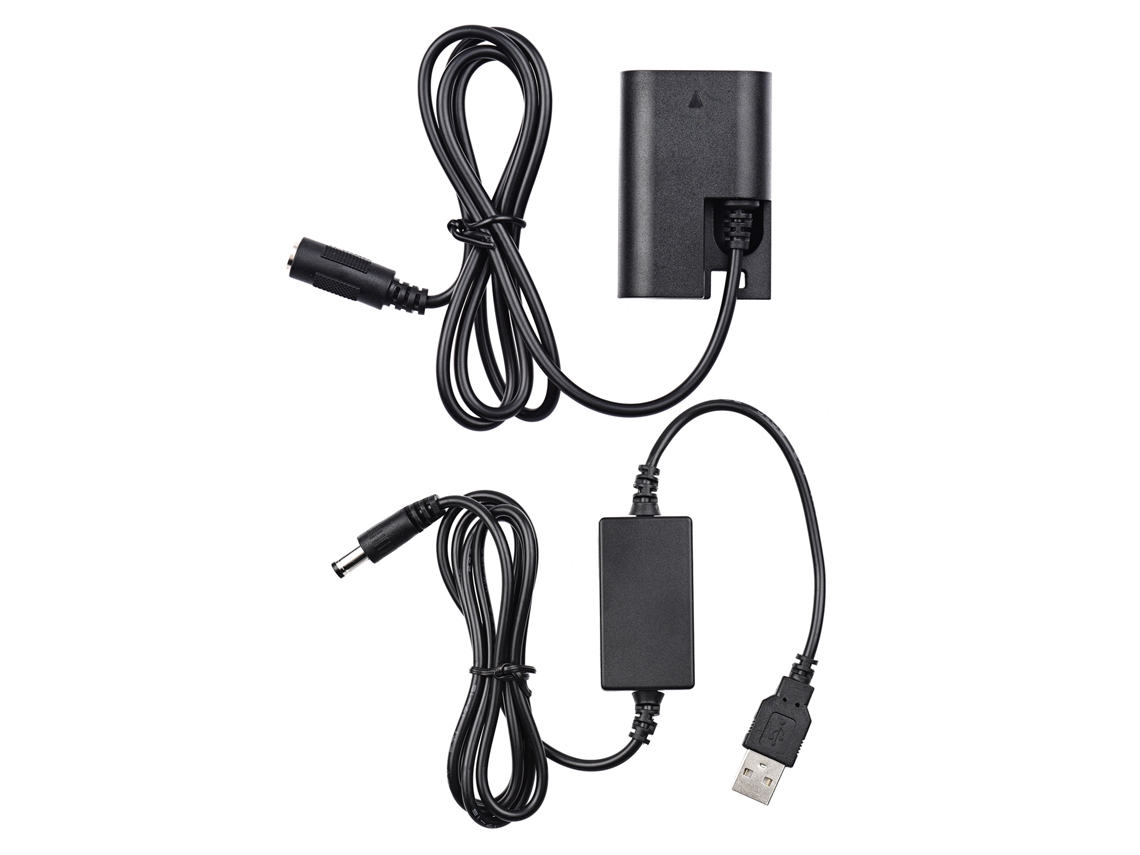 Andoer Dr-e6 Kit De Alimentación Usb Adaptador Ac Reemplazo Batería Falsa Para Canon Eos 5d2 5d3 5d4 6d 6d2 60d 7d 7d2 70d 80d 90d