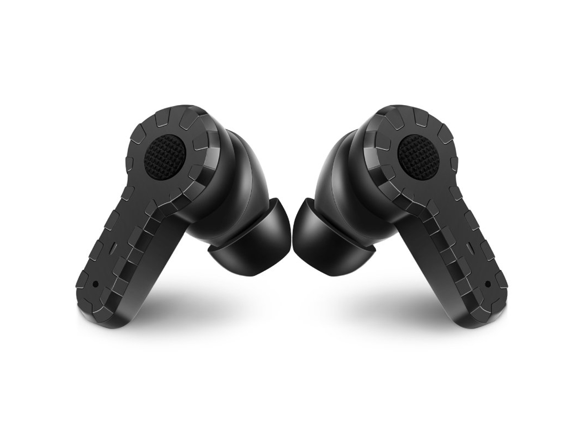 Auriculares Bluetooth True Wireless Tapones para los oídos Nrr27Db Protección auditiva electrónica Cancelación de ruido Orejeras protectoras Tapones para los oídos Negro
