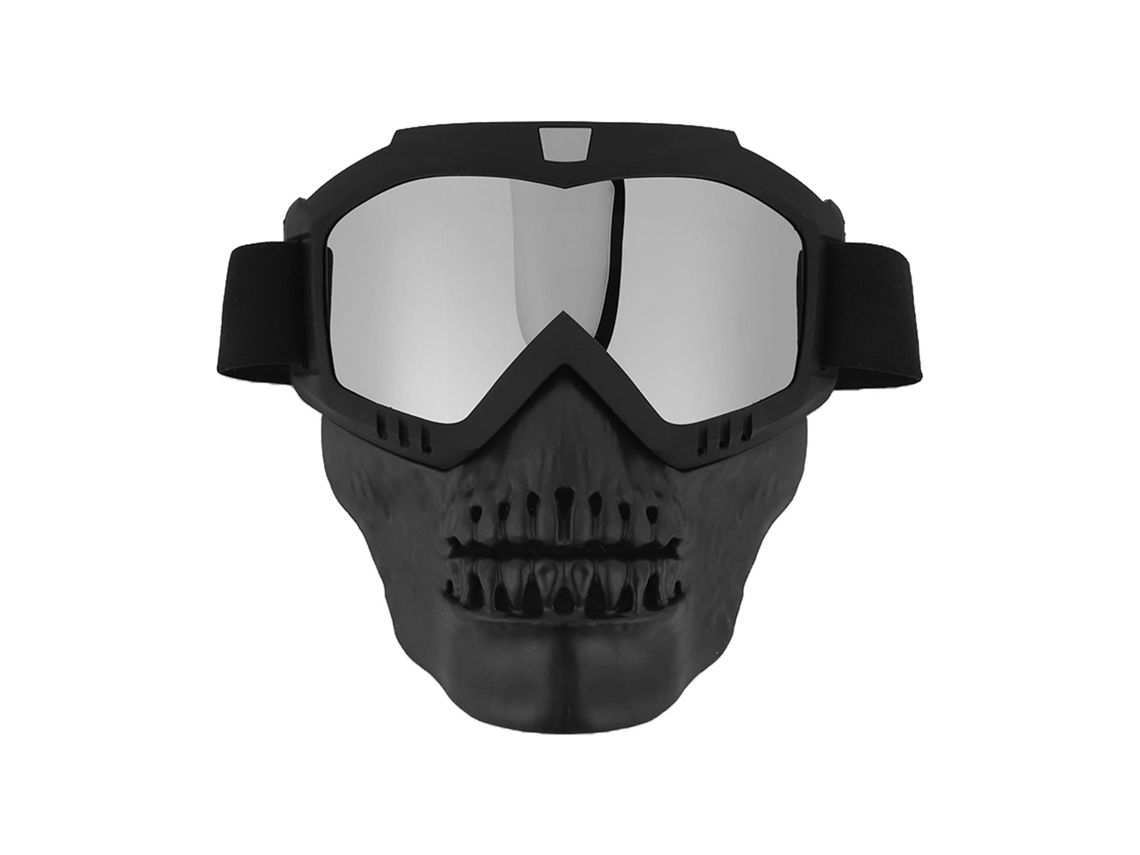 2026-gafas De Moto Craneo Para Casco De Motocross Atv Offroad Carreras Hombre Mujer Plata