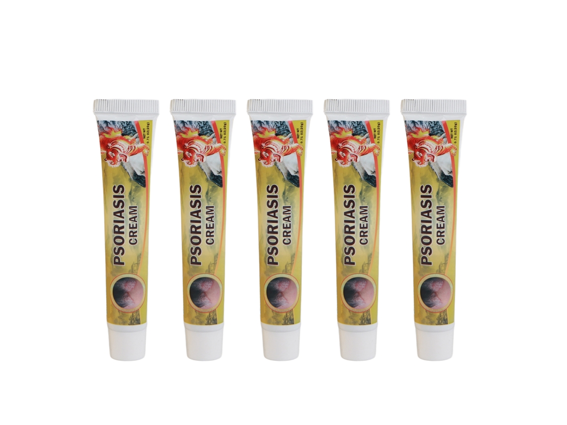 Crema para el cuidado de la piel para el tratamiento de la psoriasis y el alivio de la dermatitis.