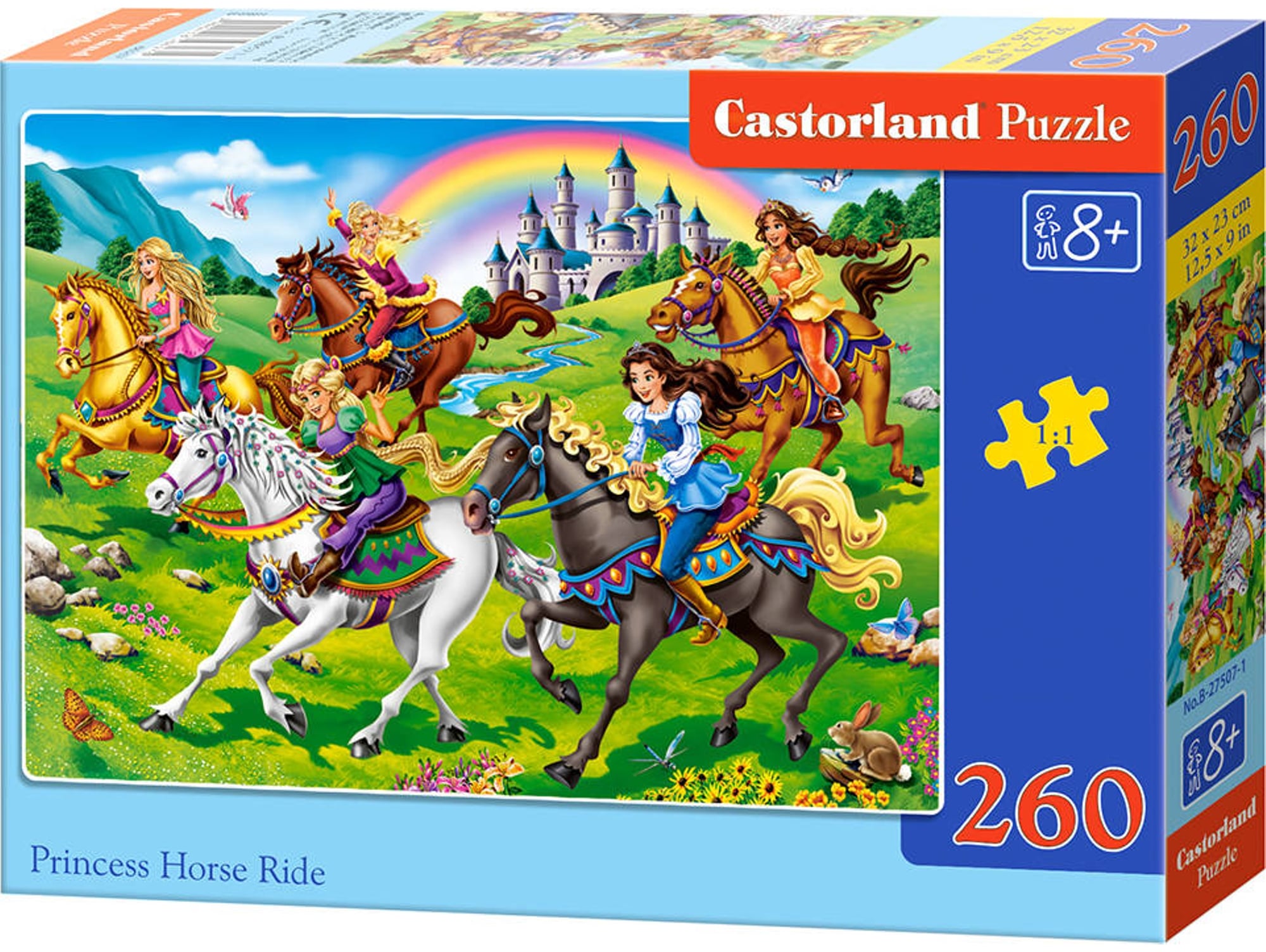 Puzzle CASTORLAND Princess Horse Ride (260 Piezas)