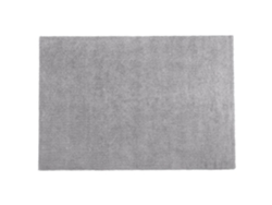 Alfombra BELIANI Demre de Poliéster Gris 140x200