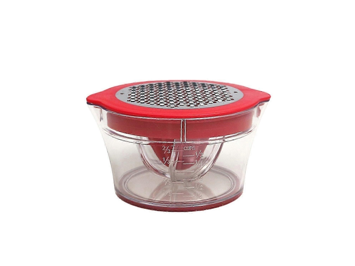 Exprimidor manual multifuncional con rejilla de acero inoxidable modificada, para hacer puré de ajo y perejil picado - Rosewell