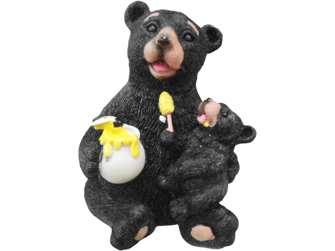 Estatua 'oso Con Luz Solar' - Un Rincón Acogedor Con Nuestras Luces De Oso, Decoración Para Patios Exteriores Figuras