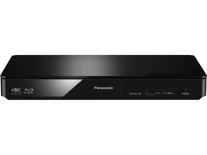 Reproductor Blu-Ray PANASONIC DMP-BDT180EG (USB - HDMI - 4K Ultra HD)