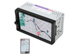 Estéreo para coche con pantalla táctil de 7 pulgadas, Bluetooth 5.0, AM, FM, MP3, USB, espejo de teléfono, control remoto, reproductor MP5 para conducir y llamadas.