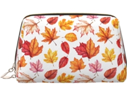 Neceser De Viaje Cuero Organizador Para Mujer Diseño Estampado Vacaciones