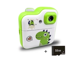 Cámara instantánea Eifson de 2,4 pulgadas con temporizador automático y grabación de vídeo de 1080p con tarjeta de 32 GB.