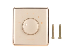 Botão De Controle De Volume De Parede Com Fixação Em Parede, Botão Giratório 10w Para Alto-falantes Domésticos, Dourado