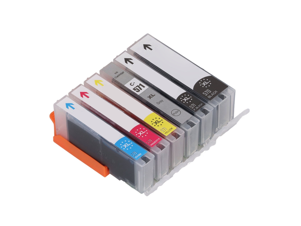 Cartucho De Tinta Negra Y De Color Con Alta Capacidad De Páginas Para Impresora Pixma Bk Cmy Gy