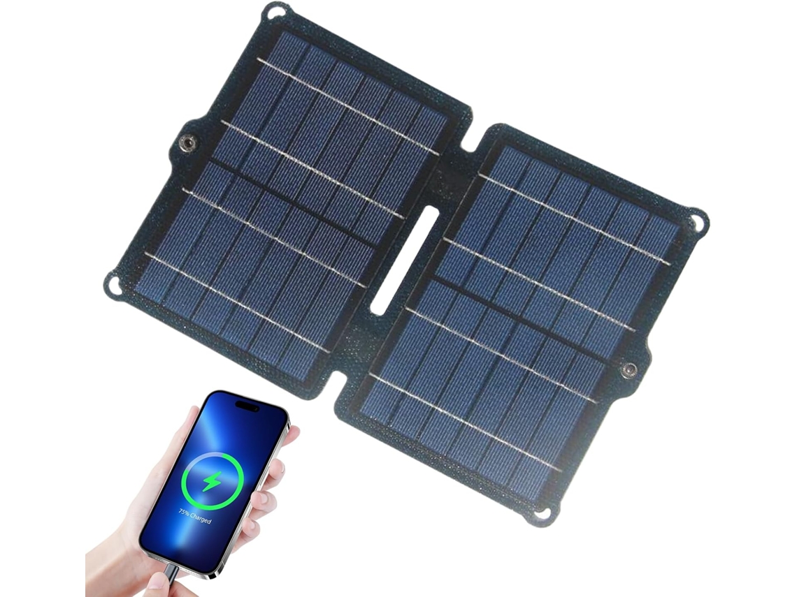 Panel Solar Plegable De 40 W, Generador De Energía Y Cargador Para Tablet.