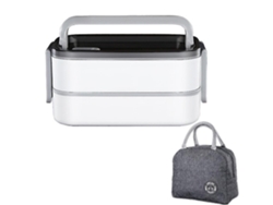 Caja De Almuerzo De Acero Inoxidable Con Calentamiento Aislada Bento Multifuncional Con Compartimentos
