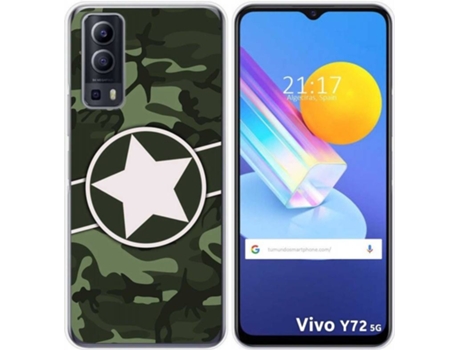 Carcasa Vivo Y52 5G TUMUNDOSMARTPHONE Camuflaje 01 Multicolor