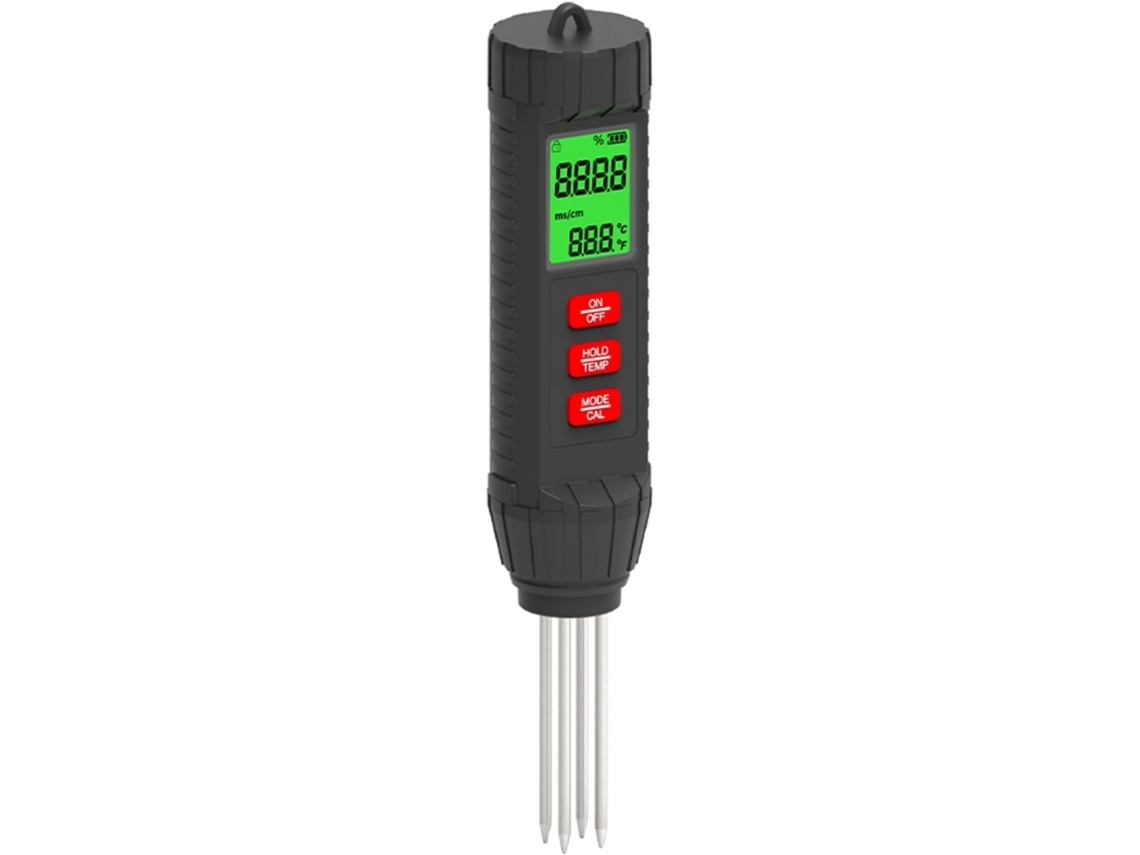 Inspección Portátil De Suelos Para La Medición De Humedad Y Temperatura – Ideal Para Campos,invernaderos Y Laboratorios – Sensor De Humedad Del Suelo.
