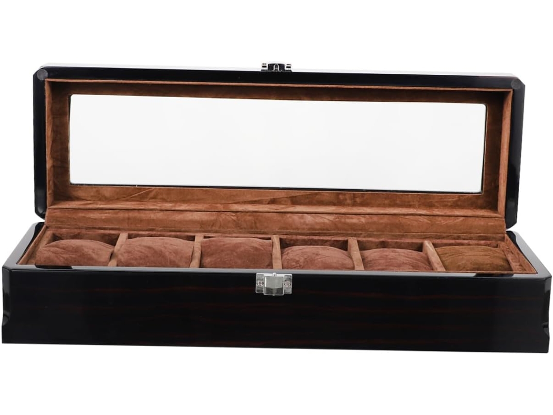 Caja Almacenamiento Montres Joyas Organizador Élégant Vitrina Caja Pratique Usage