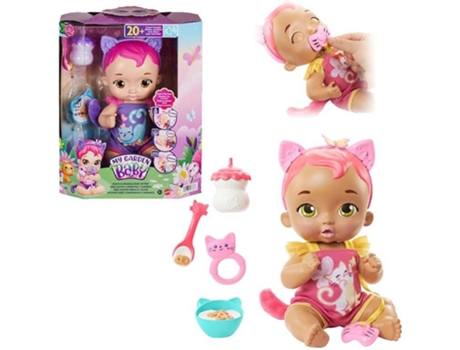 MuÁÂÁÂÁÂÁ±eca MATTEL My Garden Baby Gatito Come Y Se Acurruca Rosa (Edad MÁÂÁÂÁÂÁ nima: 2 AÁÂÁÂÁÂÁ±os)