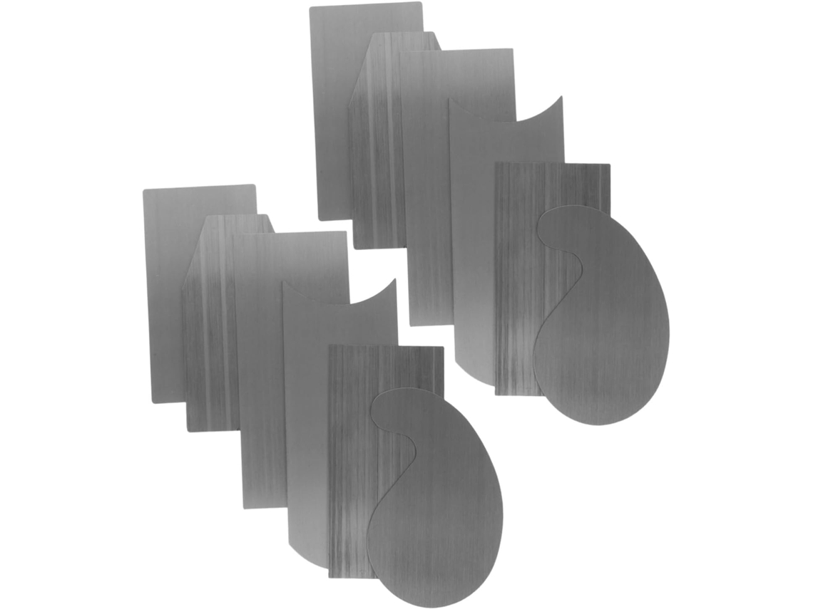 2 Juegos De Raspadores De Madera Acero Endurecido Múltiples Formas Para Acabados...