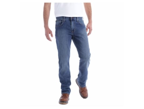 Calça CARHARTT Jeans De Ajuste Relaxado Rugged Flex Azul 34 / 32