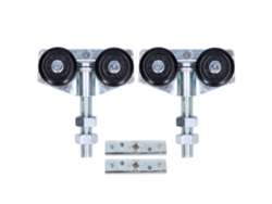 2 Rodamientos De Rueda Para Puertas Colgantes, Accesorios Para Herrajes De Puertas Corredizas De Vidrio
